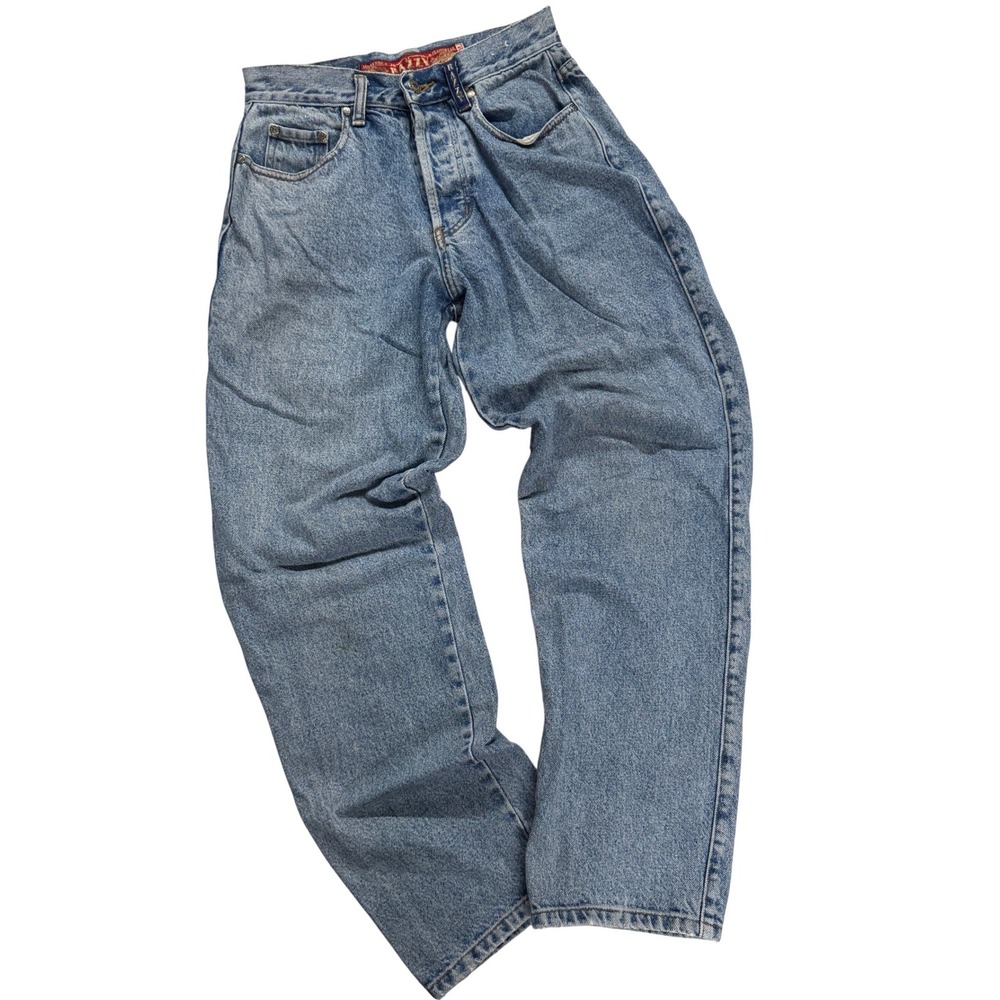 Vintage‎ RAZZY Authentic Jeanswear Womens Light Wash Button Fly Jeans Size 27